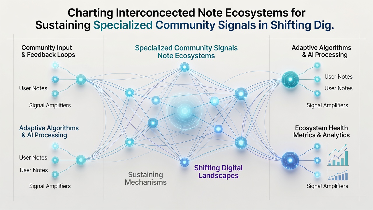 Diagram illustrating data flows between community note systems during platform updates